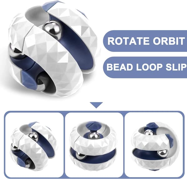 Fidget Cubes - pyörivä lelu, stressiä lievittävä lahja ja luova dekompressio-lelu, pulmapeli lapsille ja aikuisille