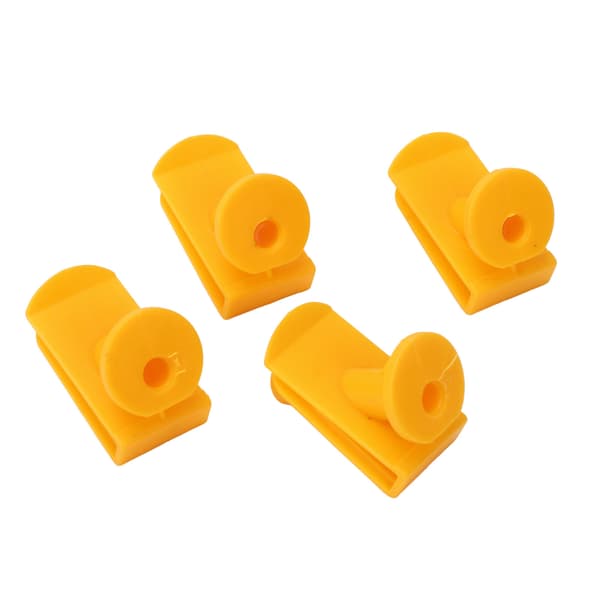 8PCS Engine Base Screw Clip A0019913970 Yellow Underbody Mounting Clips Replacement for Smart Fortwo W450 W451 Models