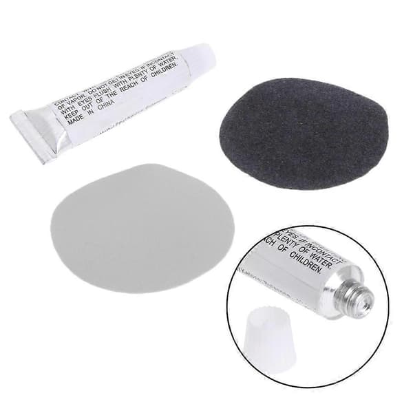 1 stk. PVC Oppustelig Luftmadras Båd Sofa Reparationssæt Lappe Lim til Luftmadras