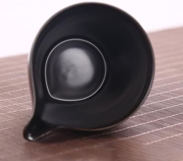 Keramiske fløtekanner Saus Serveringskanner, Sett med 2 Svart - Black