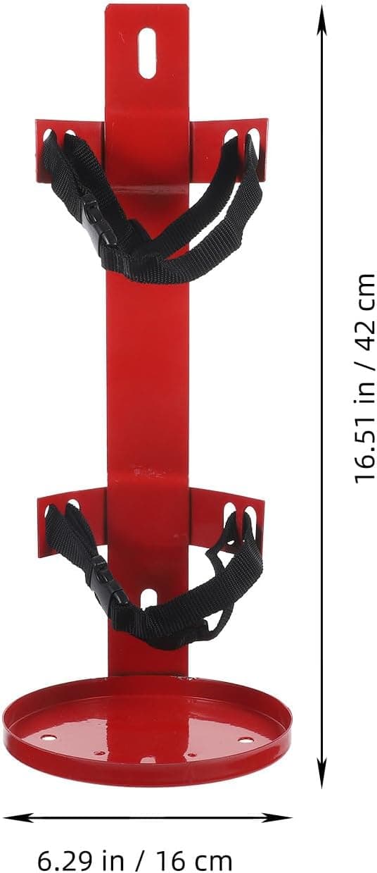 Brandslukkerophæng Brandslukkerbeslag Holder Pladsbesparende Nem at installere Jern Polyester