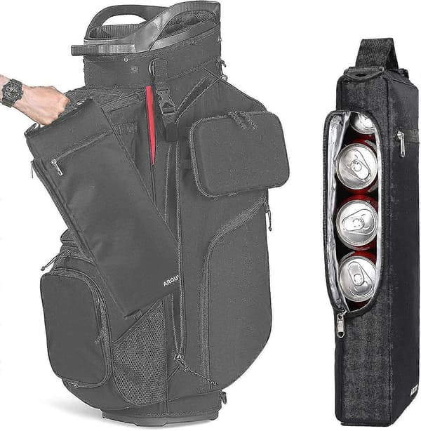 Golfkøletaske - Golftilbehør til mænd og små bløde køletasker Isoleret ølkøler rummer A (FMY)