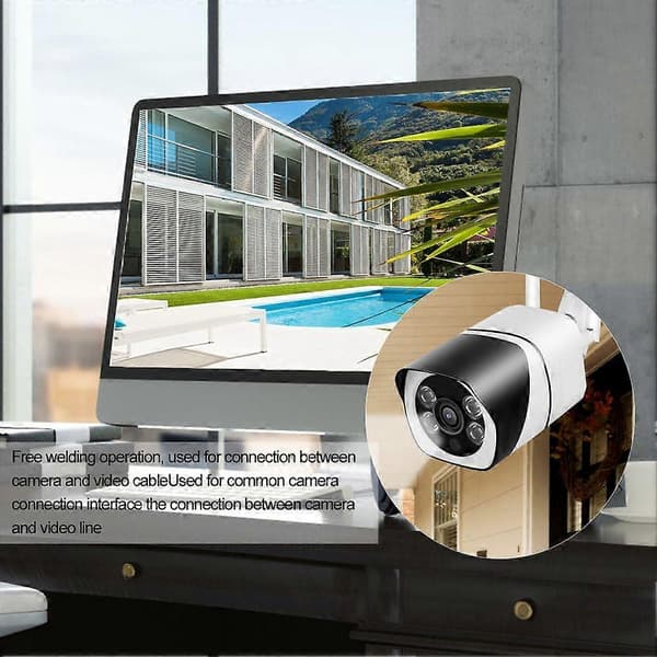 SSRGV 10 stk BNC Kabelrett hannadapterkontaktomformer for kamera og videokabel