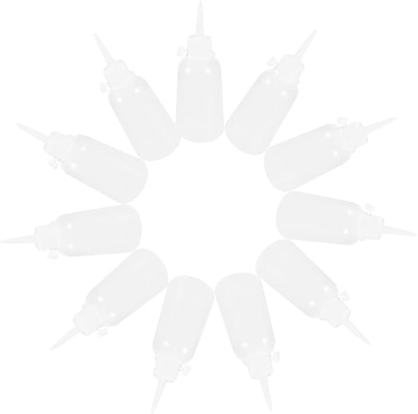 100 ml plastlimflaske med nålespiss, 10 stk -