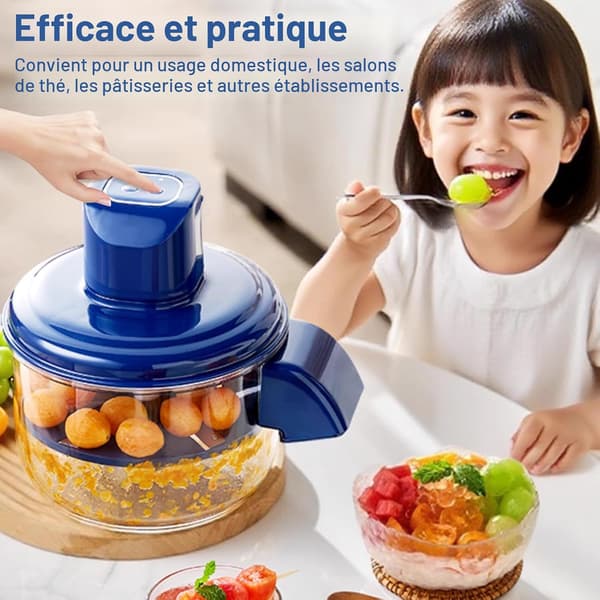Grape Peeler, Automatic Electric Garlic Peeler, Rechargeable; a Peeling Tool Suitable for Fruits such as Cherries and Tomatoes