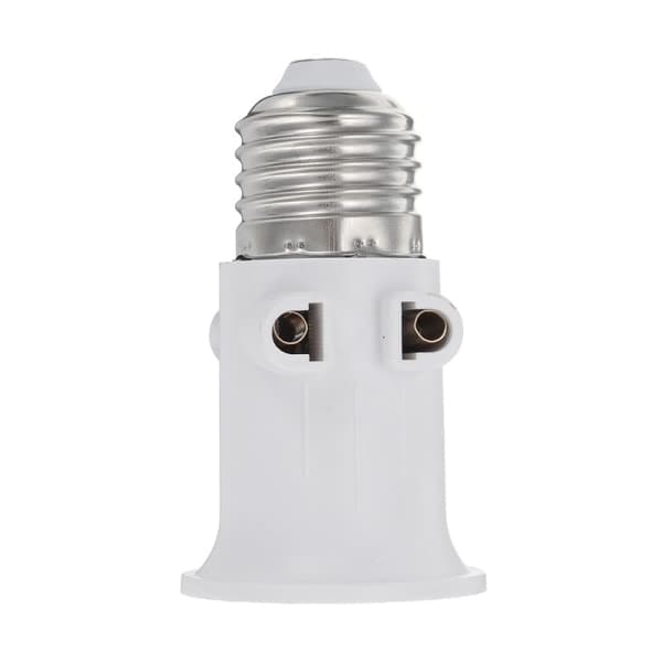2 stk AC100-240V 4A E27 lampehovedkonverteringsstik, lampeadapter
