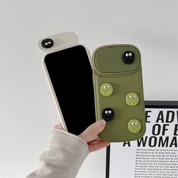 Enkel Flip Mirror er velegnet til iPhone 14 Pro Max og 13 Pro Max mobiltelefonetuier.