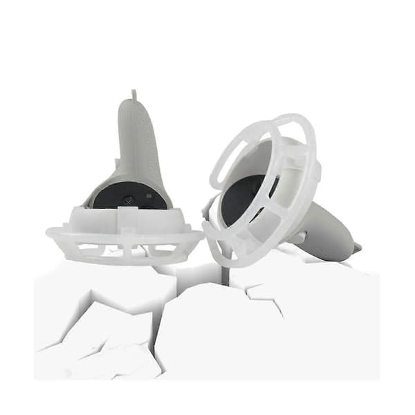 For / Vr Touch Controller Ring Anti-collision Bumper Frame Holder Protection Grip Handle Accessories, whi