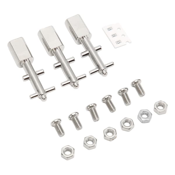 3 pcs rocker switch matte chrome plating heavy duty rocker switch with button for REVOX B77 B710 for STUDER A710 PR99