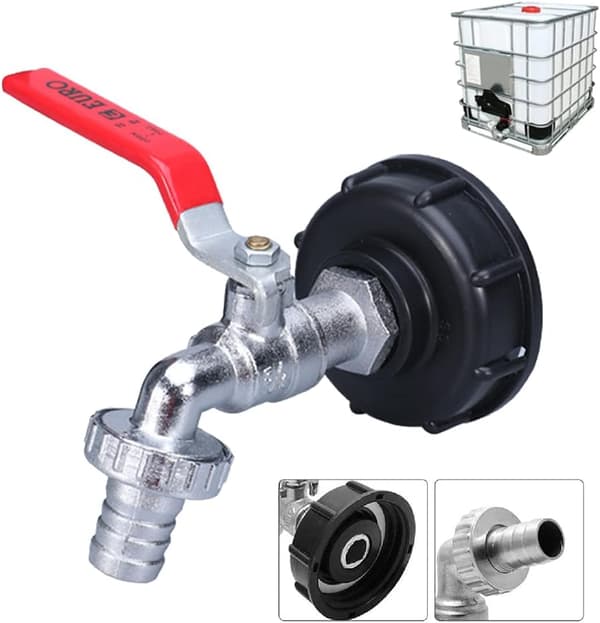 Yleisadapteri sisävesihanaan, 24 mm ulkokierre, 22 mm sisäkierre