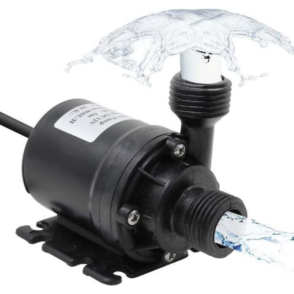 800L/H 5M Dykpumpe DC 12V Amfibisk Pumpe til Dam Akvarium Solfontæne Pool Vandcirkulation