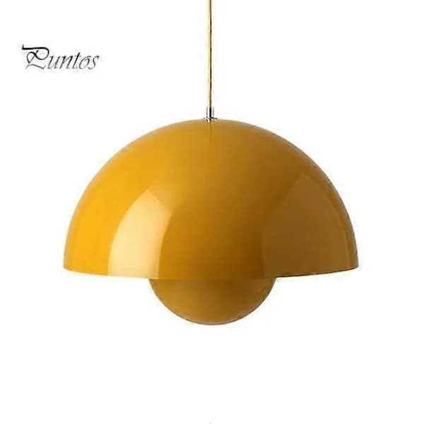 Simple Flower-shaped Lampshade Small Chandelier Adjustable Cable Length Three Light Colors Modern Globe Kitchen Dining Room Ceiling Light White