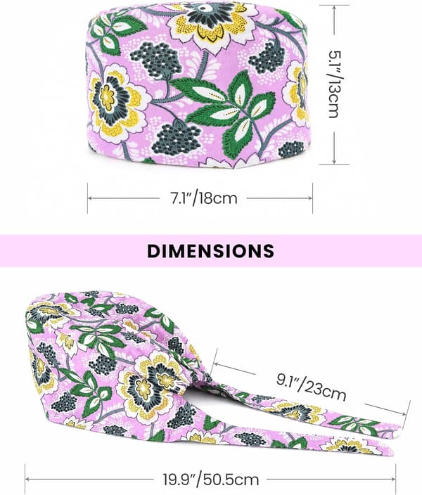 Unisex-hoitajalakki puuvillaa, naiset miehet, lila - Lilac