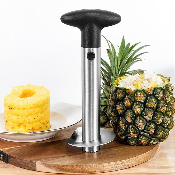 Ananas Skreller, 1 Stykke Rustfritt Stål 3 i 1 Ananas Skreller