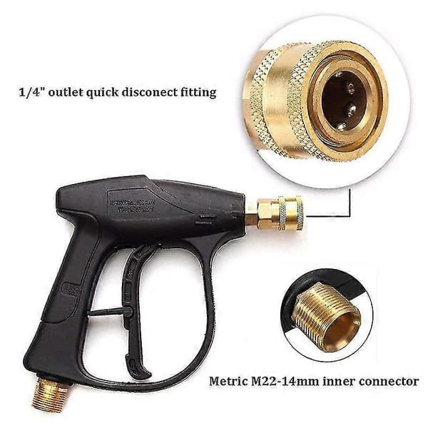 2st Sne skumvaskepistol Bilvask Sæbe Lanse Kanon Spray Trykstråleflaske