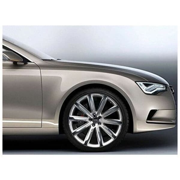 Sæt med 4 navkapsler 4f0601165 N hjulemblem, til 135 mm navkapsler til Audi (sort)