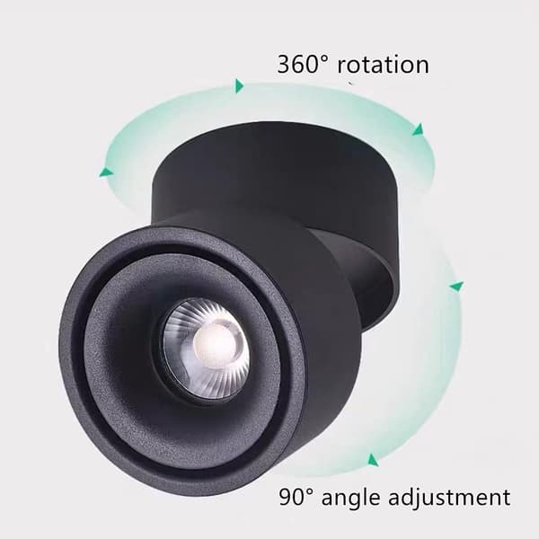LED 12W Dimbar Takspotlight Konstbelysning Spotlights Innendørs