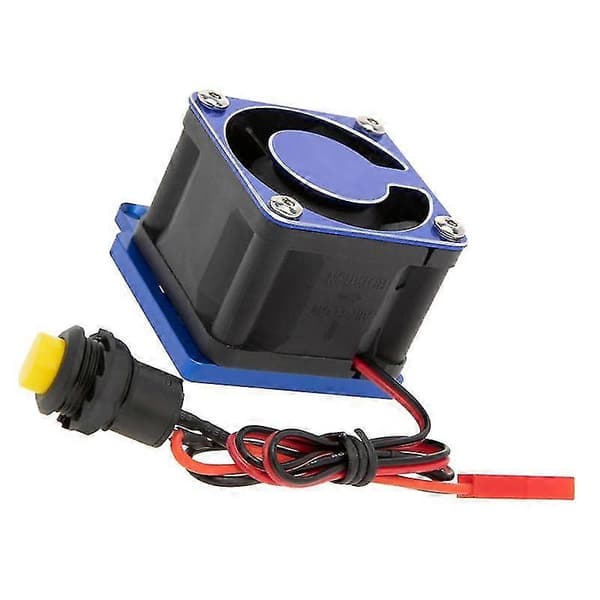 Metal Køleventilator Motor Køleplade 8v - 12v Til 1/8 Traxxas Sledge Rc Bil Opgraderingsdele Tilbehør