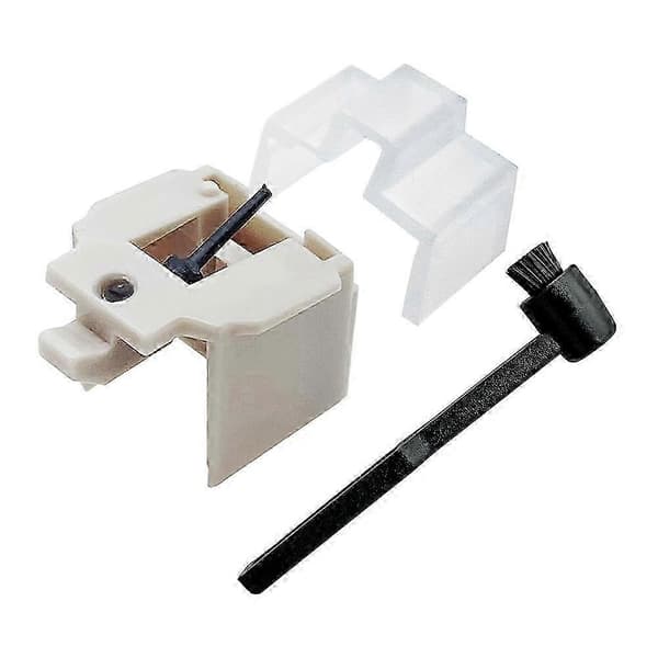ATN3600L Diamond Turntable Needle, Compatible with AT-LP60 Turntable Needle with Turntable Needle Brush White White
