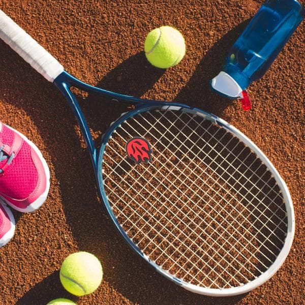8 stk tennisracket vibrasjonsdempere silikon racketdempere racketdempende tilbehør for gaver
