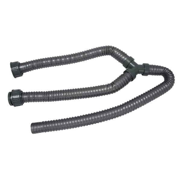 1 m Vaskemaskine PVC Y-formet Afløbsslange Vaskemaskinerørsforbindelse