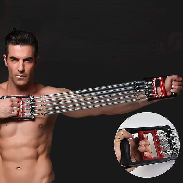 Chest Expander Dual-use 5 Springs Arm Training Equipment Men's Upper Body Workout Biceps Exercise