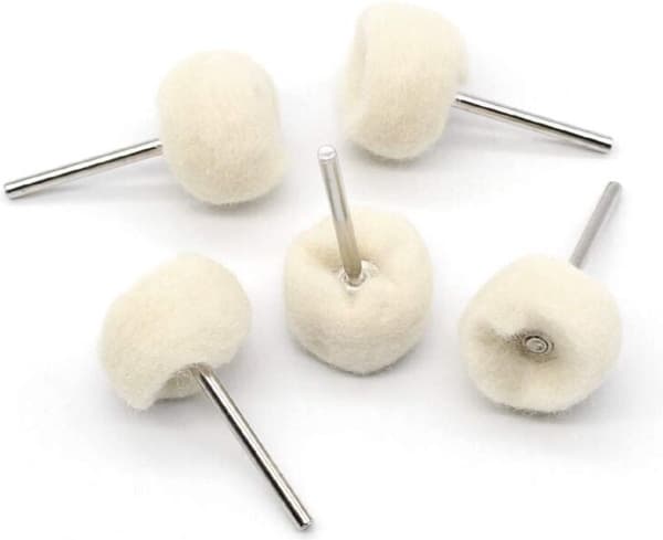 Beige - Cotton Polishing Wheel - Suitable for Dremel Polisher Rotary Tool to Remove Rust and Dirt on Surface, 25 Pieces