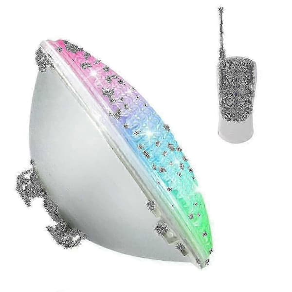18W Par56 RGB LED Pool Light with Remote Control, IP68 Waterproof 12V AC/DC Underwater Spotlight