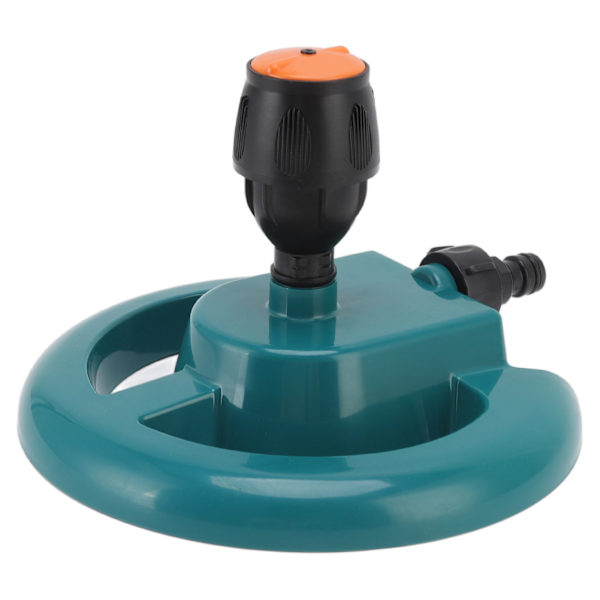 Automatic 360 Degree Rotation Garden Lawn Sprinkler Durable ABS Round Base