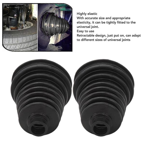 2 st CV-damasker Universell konstant hastighet led damaskset Mycket flexibla CV-damasker för bilar