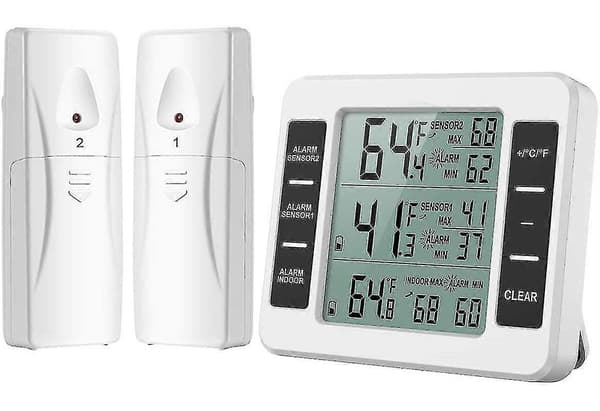 Køleskabstermometer, trådløst digitalt frysetermometer (FMY)