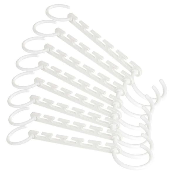 Pladsbesparende Multifunktionel Magisk Wondergarderobe Organizer Bøjle Tøj 8stk-9