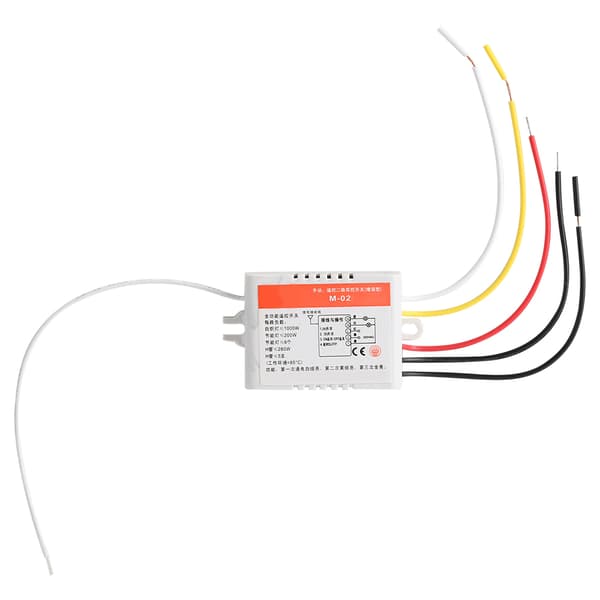 220V Light Control Receiver Transmitter Wireless Remote Control Switch System 2 Channel
