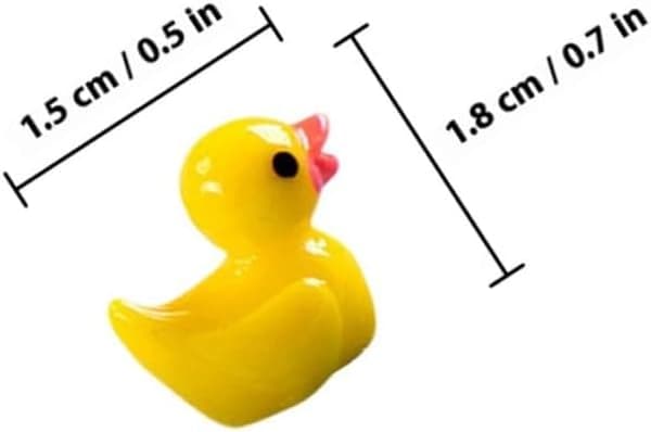 miniature ænder af harpiks til dekoration og håndværk -