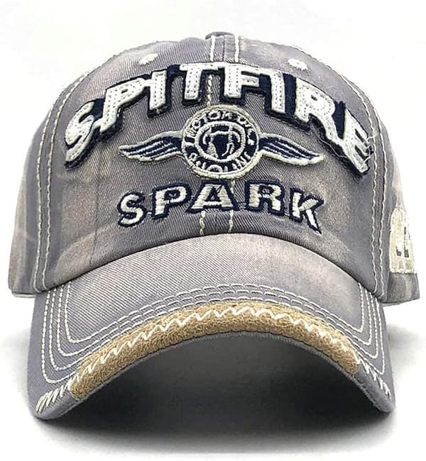 Vintage Baseball -lippis miehille, Spark Letters -lippis, Snapback Hip Hop Flat