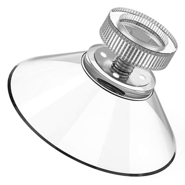 Set med 30 sugproppar med gänga och räfflade muttrar ? 40 mm, tran