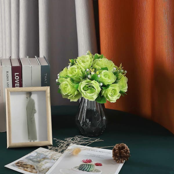 Simuleringsblomstkuglebuket Silkestof Rekvisitter til Biludstillingshal Dekoration