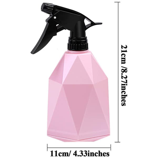 2 suihkepulloa ja sininen muovipullo, tyhjä suihkepullo, sumupullot puutarhanhoitoon, puhdistukseen, 600 ml