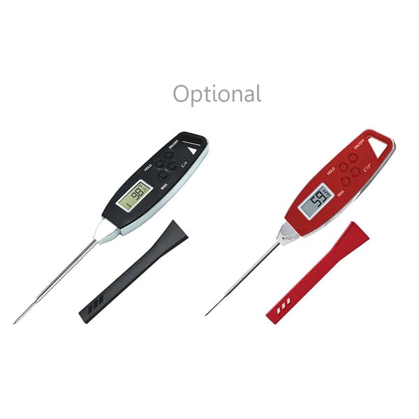 Snabbavläsande Kötttermometer Vattentät Grilltermometer Pennsond Kökstermometer Utomhus Matlagning Barbecue Rökt Kött