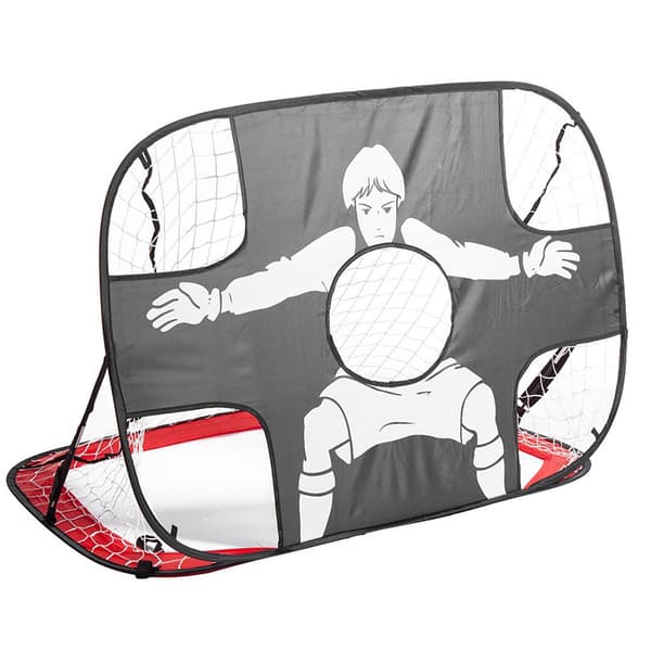 1-pack, Red Portable Soccer Goal, Foldable Goal, Pop-up Soccer