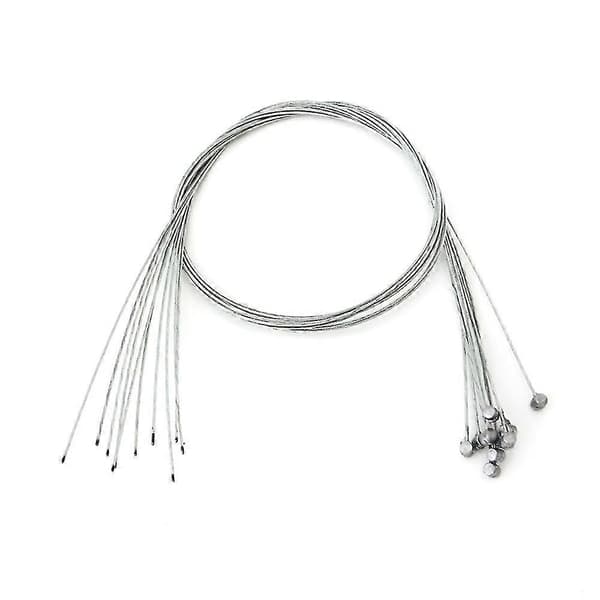 10 stk. rustfrit stål wire sæt cykel bremsekabel mountainbike bremsekabel bremsekabel