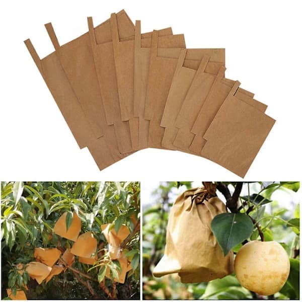 100-pack Fruit Protection Bags Pulp Garden Plant Fruit Protection Bags 150*180mm