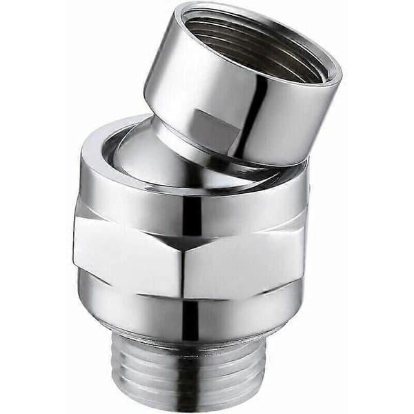 Brusearmtilslutning Bruseforbindelse Universal Justerbar Messing Drejelig Kugleled G1/2 Krom