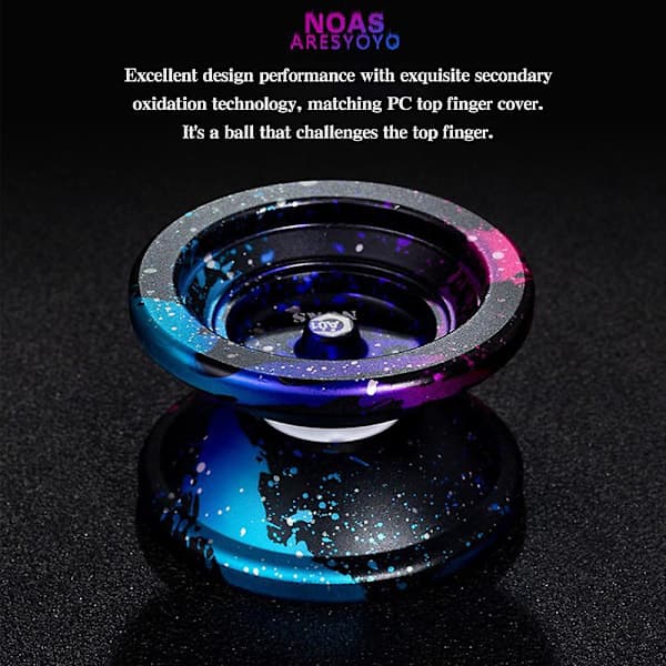 Yo-yo Tävling Aluminiumlegering Metall Yo-yo Spel Responsiv Yoyo Leksak Barn Present [GL] A A