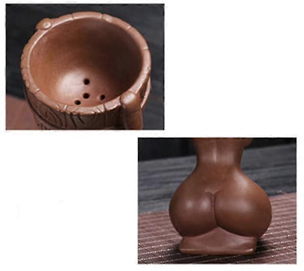 Backflow Incense Burner, Purple Sand, Tea Pet, Tea Leak, Dual-use, Milk Tea, Sister Tea Set, Accessories, Fun Tea Set Accessories