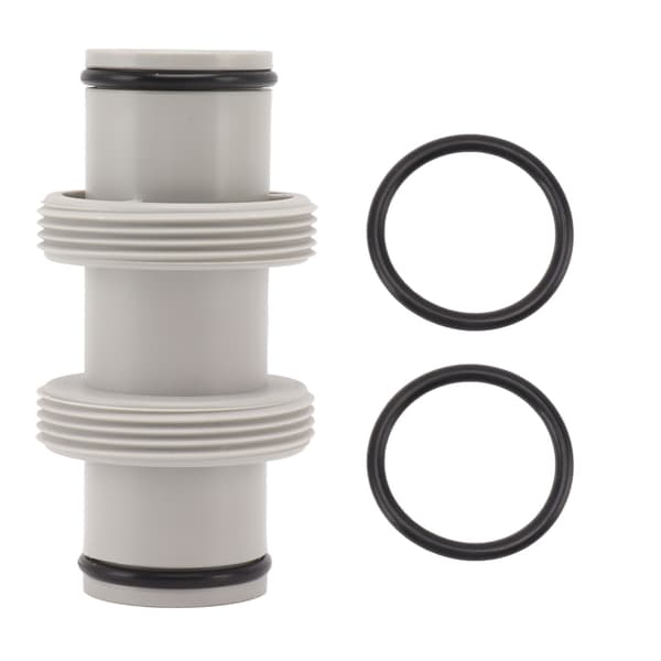 Poolslangeadapter 1,5 tommer til 1,5 tommer lige kobling poolslangeforbindelse poolgevindslangeforbindelse til Intex