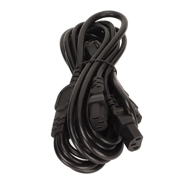 1 til 4 uttak strømkabel 2m lang 5-15P til 4 IEC320 C13 strømkabel for skriver skjerm PC US-plugg 125-250V