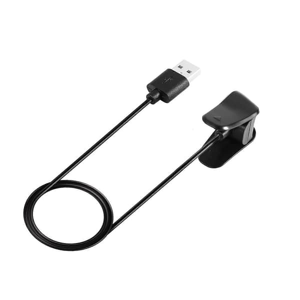 For Garmin Vivosmart 4 1m Erstatnings USB Data Sync Ladekabel med Ladeklips (FMY)