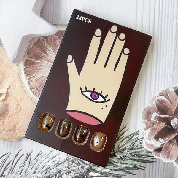 Press On Toenails French Tip Short Square False Nails for Pedicure Summer Pink White 24 pcs 24 24