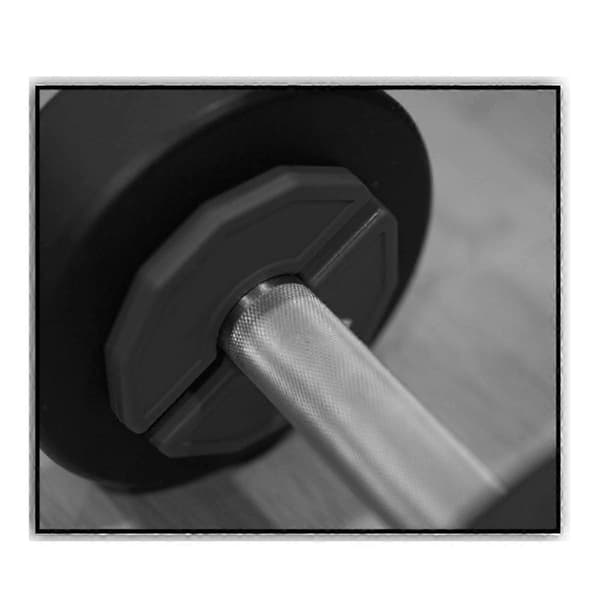 Gym Mikro-Vægtskiver Håndvægt Fraktionelle Vægtskiver Gummi Fraktionelle Vægtskiver Tilføjelse Ændring Sort 1 kg